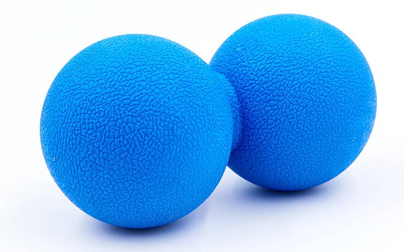 Массажер для спины Zelart DuoBall FI-6909 Синий