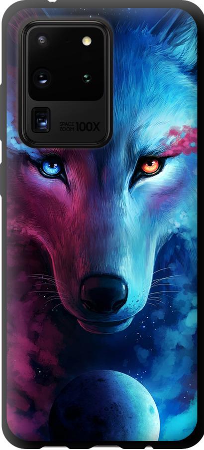 Чехол на Samsung Galaxy S20 Ultra Арт-волк (3999b-1831-42517)