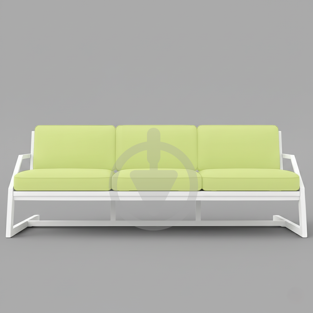 Диван металевий AVVS tech Атлас вуличний лофт оксфорд з підлокотниками 246 см Салатовий/Білий (30222855) - фото 2 Диван металевий AVVS tech Атлас вуличний лофт оксфорд з підлокотниками 246 см Салатовий/Білий (30222855) - фото 2