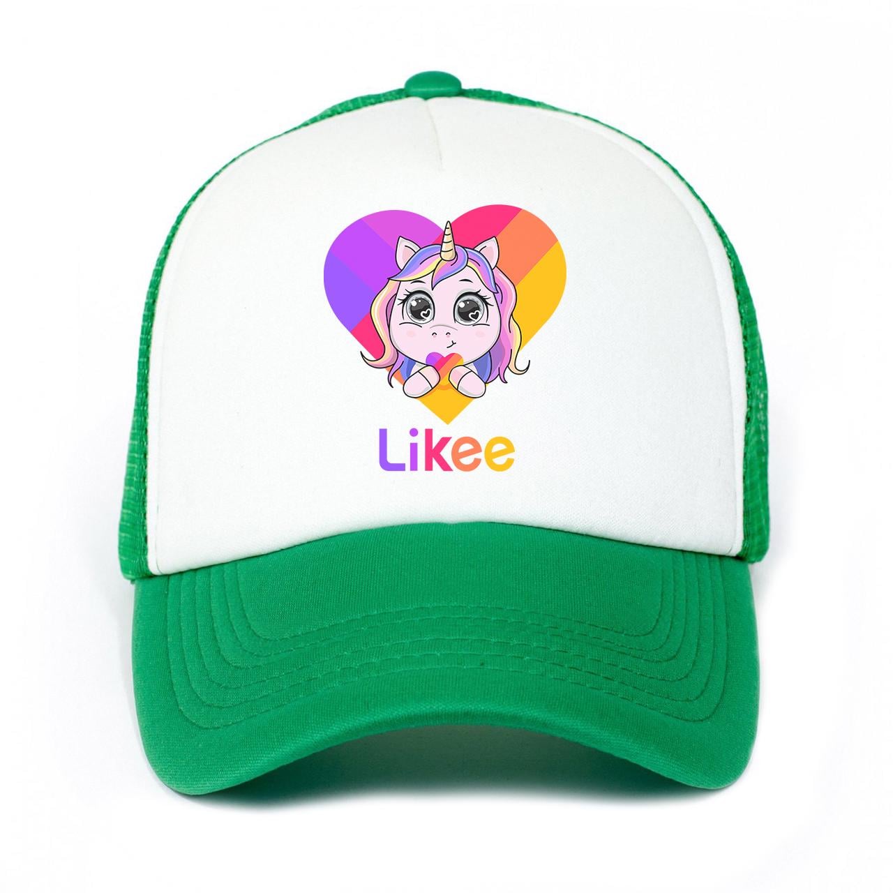 Кепка тракер детская Likee Unicorn Зелёный (33404-1593-KG)
