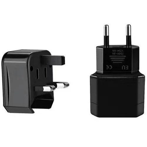 Сетевой переходник Hoco Universal Converter Charger EU US UK AU Plug Черный ( 24463opti) - фото 3