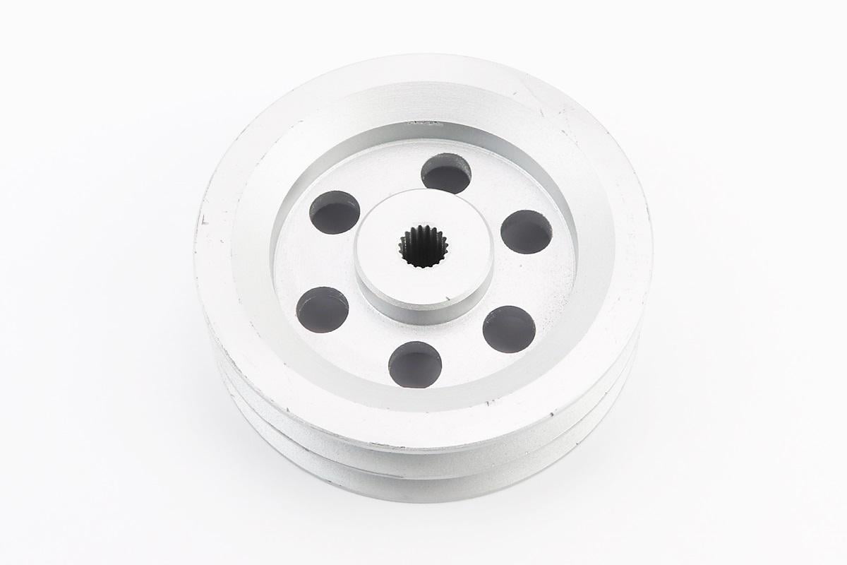 Шків D 140 мм під шліц Z-19 з двома пазами під ремінь SPB до мотоблока з двигуном 168F і аналогів (601098)