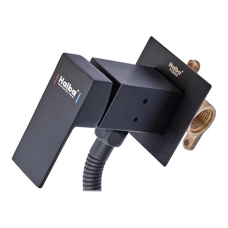 Змішувач для гігієнічного душу Haiba Kubus 002 Inner Black (HB3952) - фото 2 Змішувач для гігієнічного душу Haiba Kubus 002 Inner Black (HB3952) - фото 2