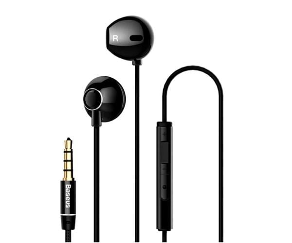 Навушники провідні з мікрофоном Baseus Encok H06 lateral in-ear Wired Earphone 3,5 мм Mini-jack 1,2 м Black