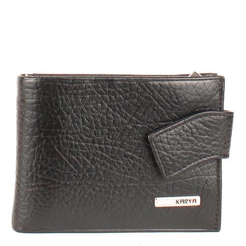Портмоне з натуральної шкіри Karya Чорний (0944-03)