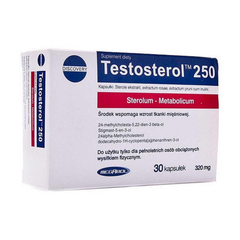 Стеролы растительные Megabol Testosterol 250 30 капс.