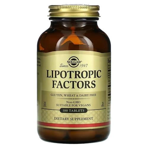 Инозитол B-8 Solgar Lipotropic Factors 100 табл. (SOL-01581)