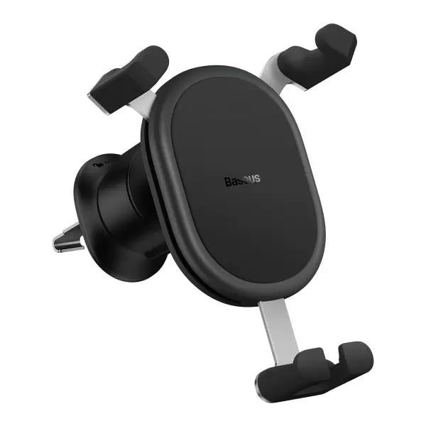 Автомобильный держатель для телефона BASEUS Stable Gravitational Car Mount Air Outlet Black (SUWX000001) - фото 6