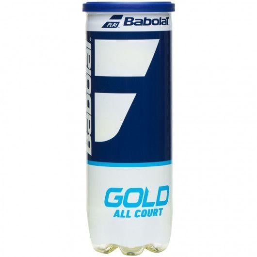 М'ячі для тенісу Babolat Gold all courtx3ball (501086-113y)