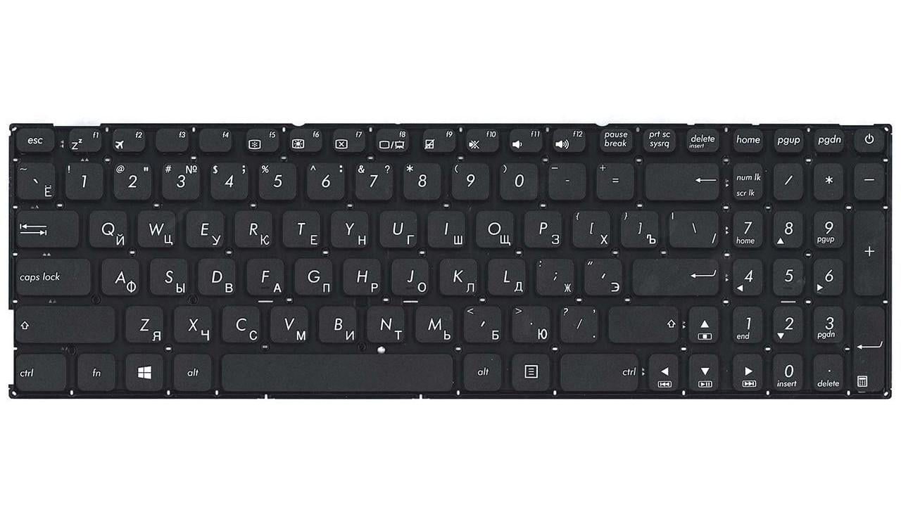 Клавиатура для ноутбука Asus F5500/F5500UAD матовая (0KNB0-6724RU00)