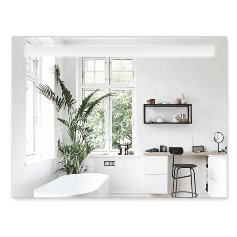 Дзеркало Mixxus STRONG MR05-100x60 з Led Touch Anti-fog димером регулятором яскравості годинником (MI6009) Дзеркало Mixxus STRONG MR05-100x60 з Led Touch Anti-fog димером регулятором яскравості годинником (MI6009)