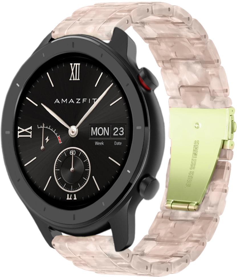 Ремешок из смолы Resin для смарт-часов Amazfit GTR 42 мм Pink (28812-31)