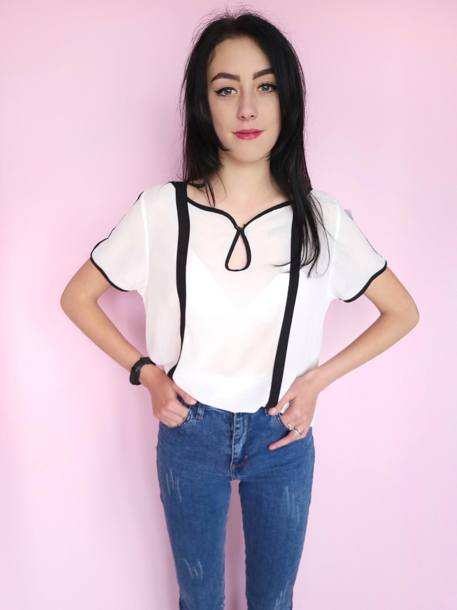 Блузка жіноча LIVAGIRL 955 XL Білий (48)