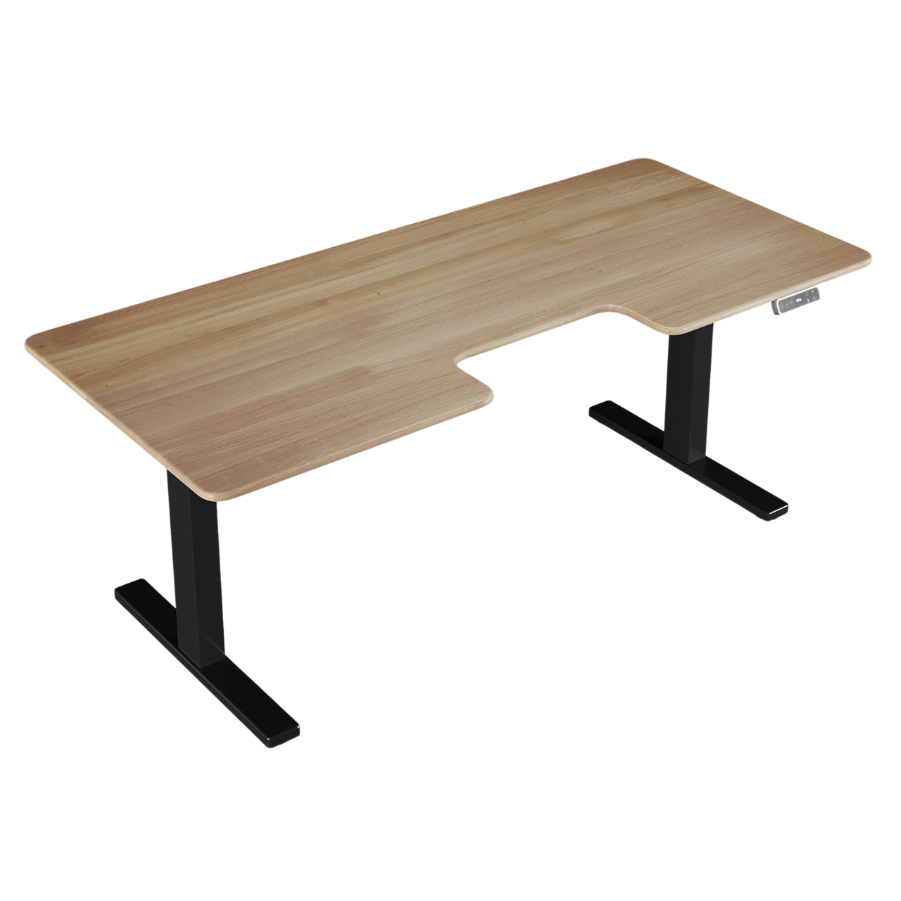 Стол с регулировкой высоты TEHNOTABLE BestFit Pro с эргономичным вырезом дуб 1800x820x20 мм (005-19-01/020-14-03) Стол с регулировкой высоты TEHNOTABLE BestFit Pro с эргономичным вырезом дуб 1800x820x20 мм (005-19-01/020-14-03)