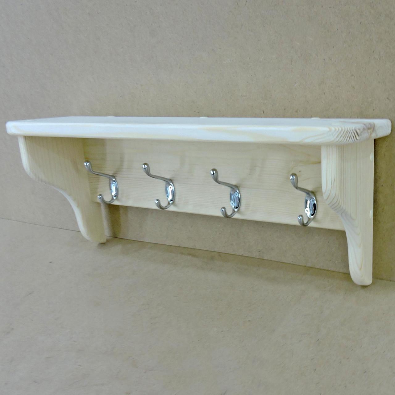 Вешалка для одежды из дерева Галифакс 4 Бланже (ВДО-400701)