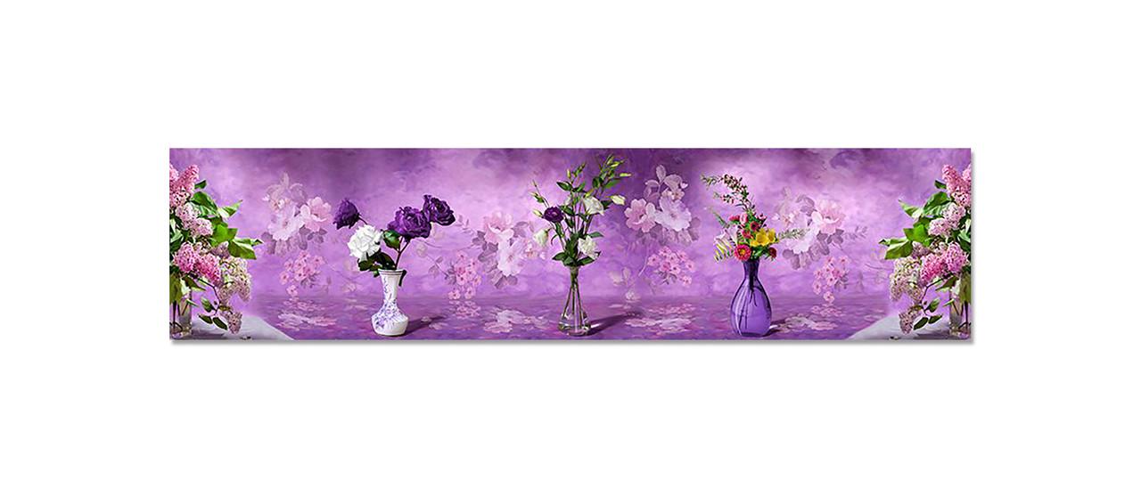 Наклейка виниловая на кухню Zatarga Сирень 600х2500 мм Фиолетовый (1224558174)