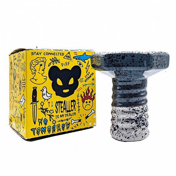 Чаша Stealler Bowls Bolt напівпорцелян глазур 10 см Grey Stone (22230)