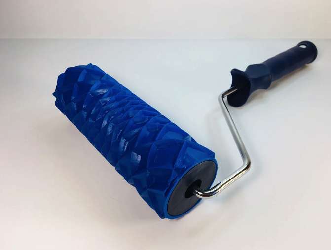 Валик структурний гумовий 180х60 мм 2013L "шкіра змії" 2168 - фото 4 Валик структурний гумовий 180х60 мм 2013L "шкіра змії" 2168 - фото 4