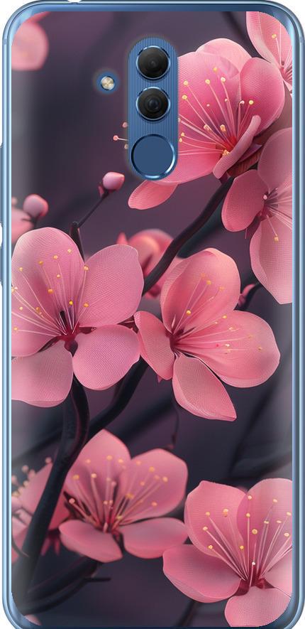 Чехол на Huawei Mate 20 Lite Пурпурная сакура (6075u-1575-42517)
