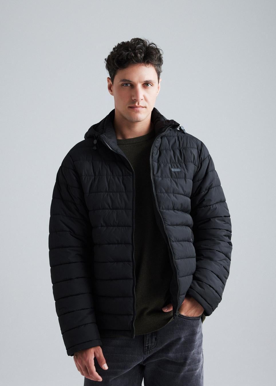 Куртка стеганая мужская Diverse TISHER M Черный (5905384058638)