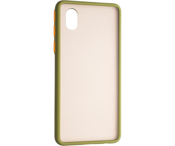 Чохол-накладка Gelius Bumper Mat Case для Samsung A01 Core (A013) Оливковый