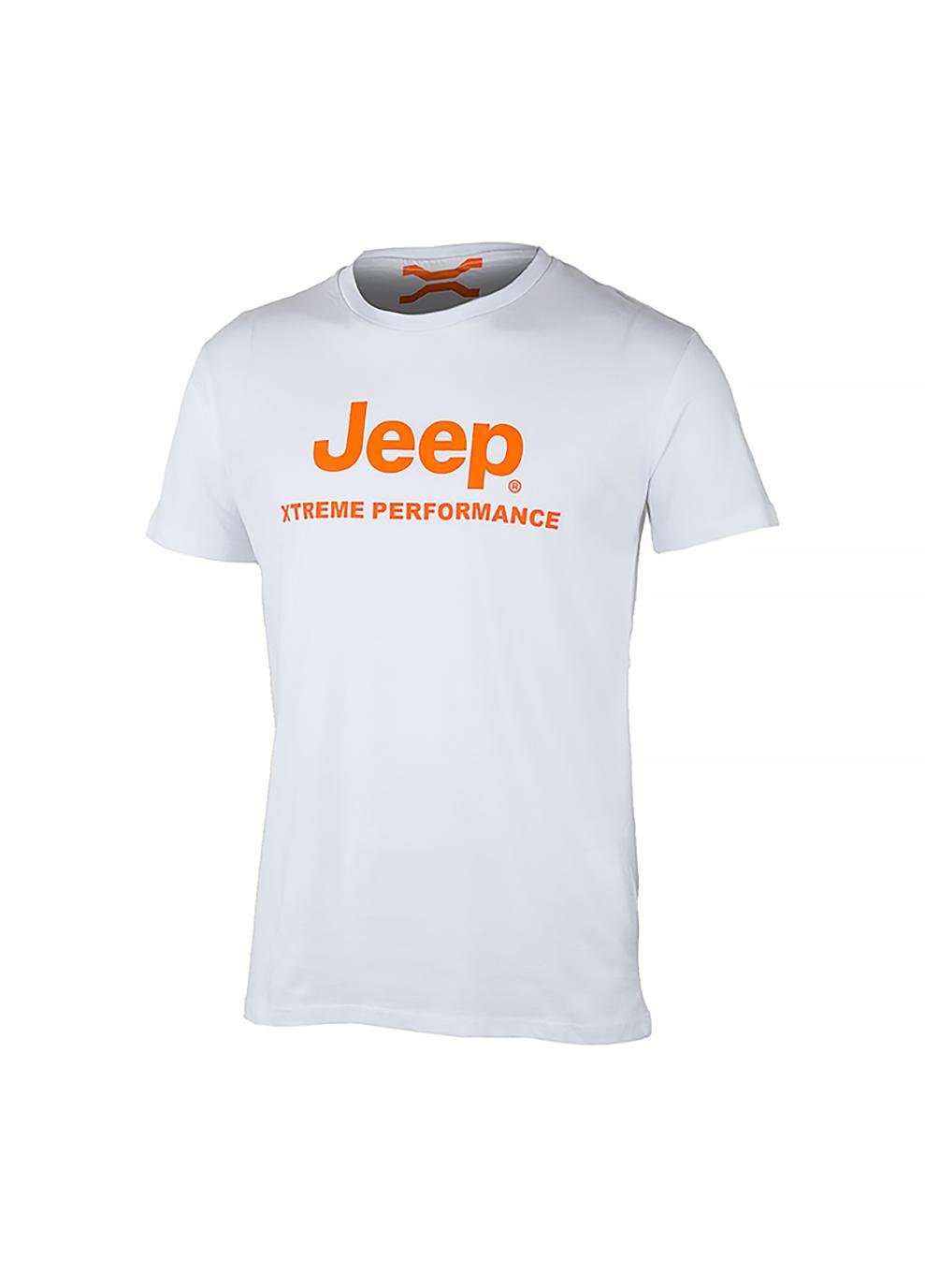 Футболка мужская JEEP T-SHIRT XTREME PERFORMANCE Print JX22A S Белый (O102629-W596 S)
