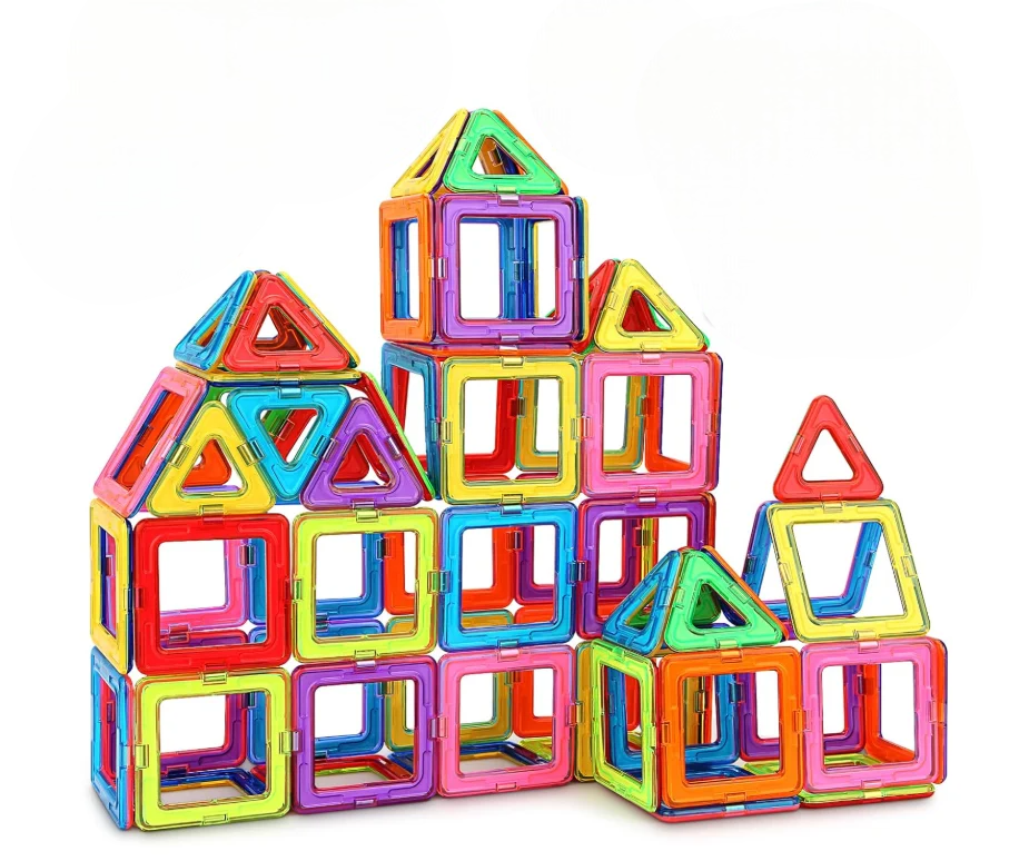 Конструктор магнитный для детей Magnetic Building Blocks 60 магнитных плиток (2947079384)