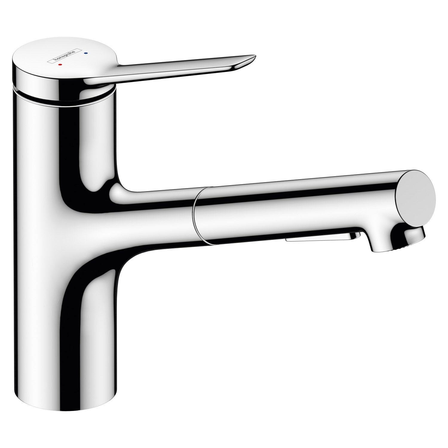 Змішувач для кухні Hansgrohe Zesis M33 74803000 із висувною лійкою Хром (149004)