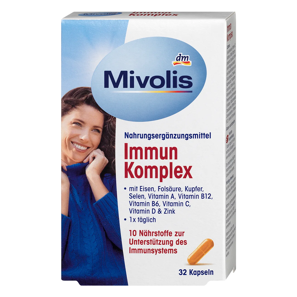Биологически активная добавка Mivolis Immun Komplex 32 шт. (EPI-15102025-1345)