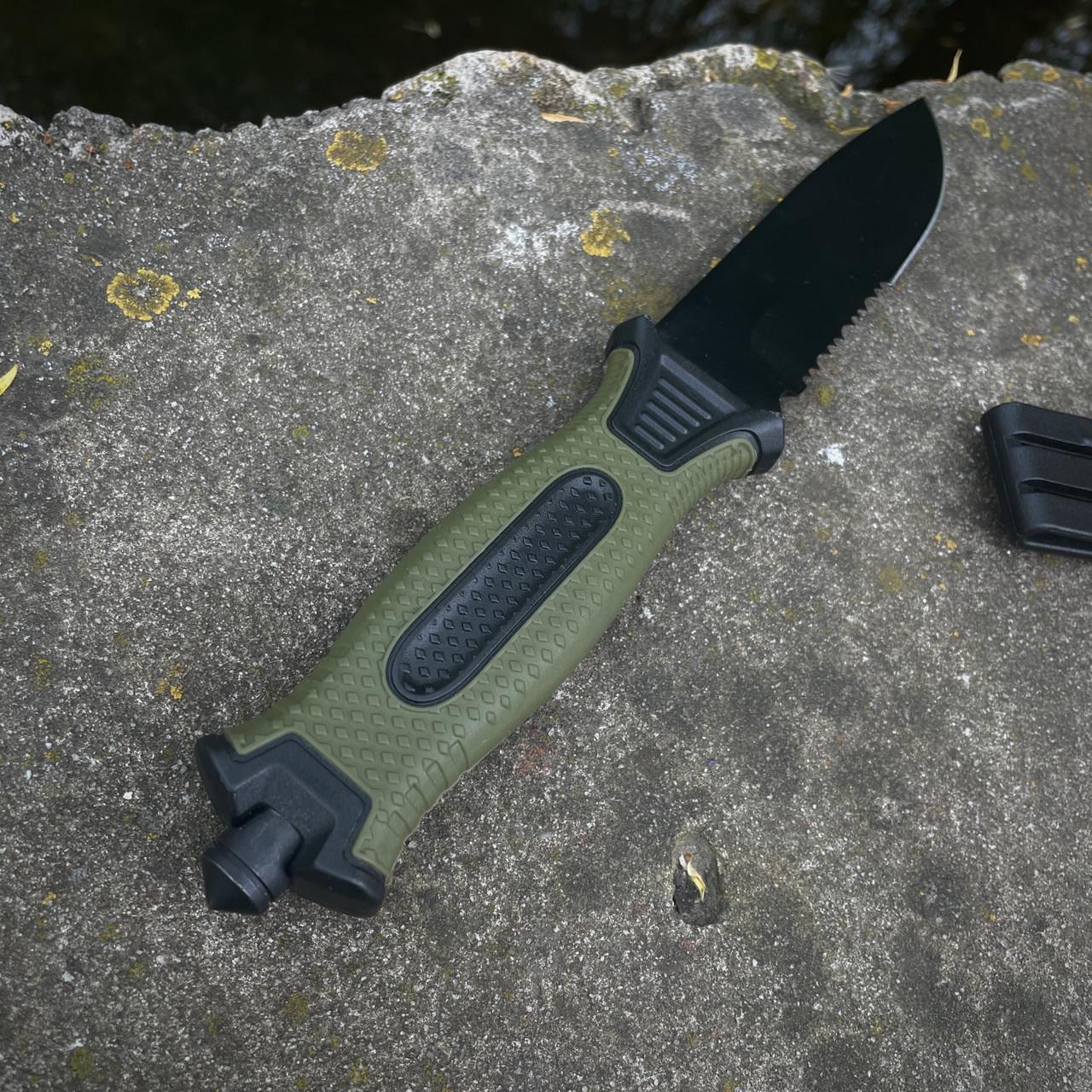 Нож серейтор 2918B Олива (2326282041) - фото 4 Нож серейтор 2918B Олива (2326282041) - фото 4