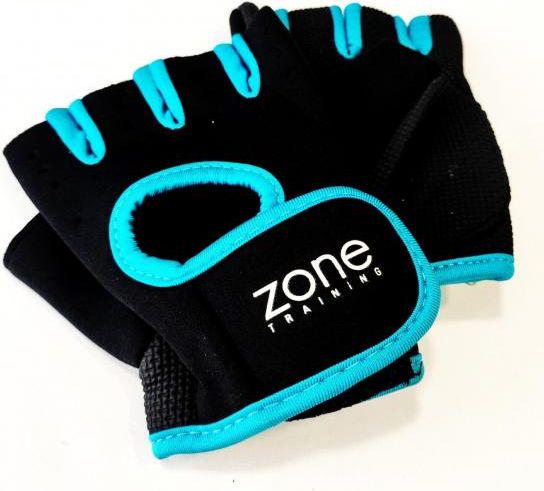 Перчатки для фитнеса Europaw L Черно-бирюзовый (Europaw547)