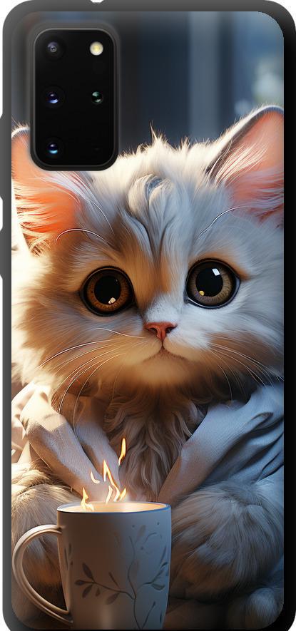 Чехол на Samsung Galaxy S20 Plus White cat (5646b-1822-42517)