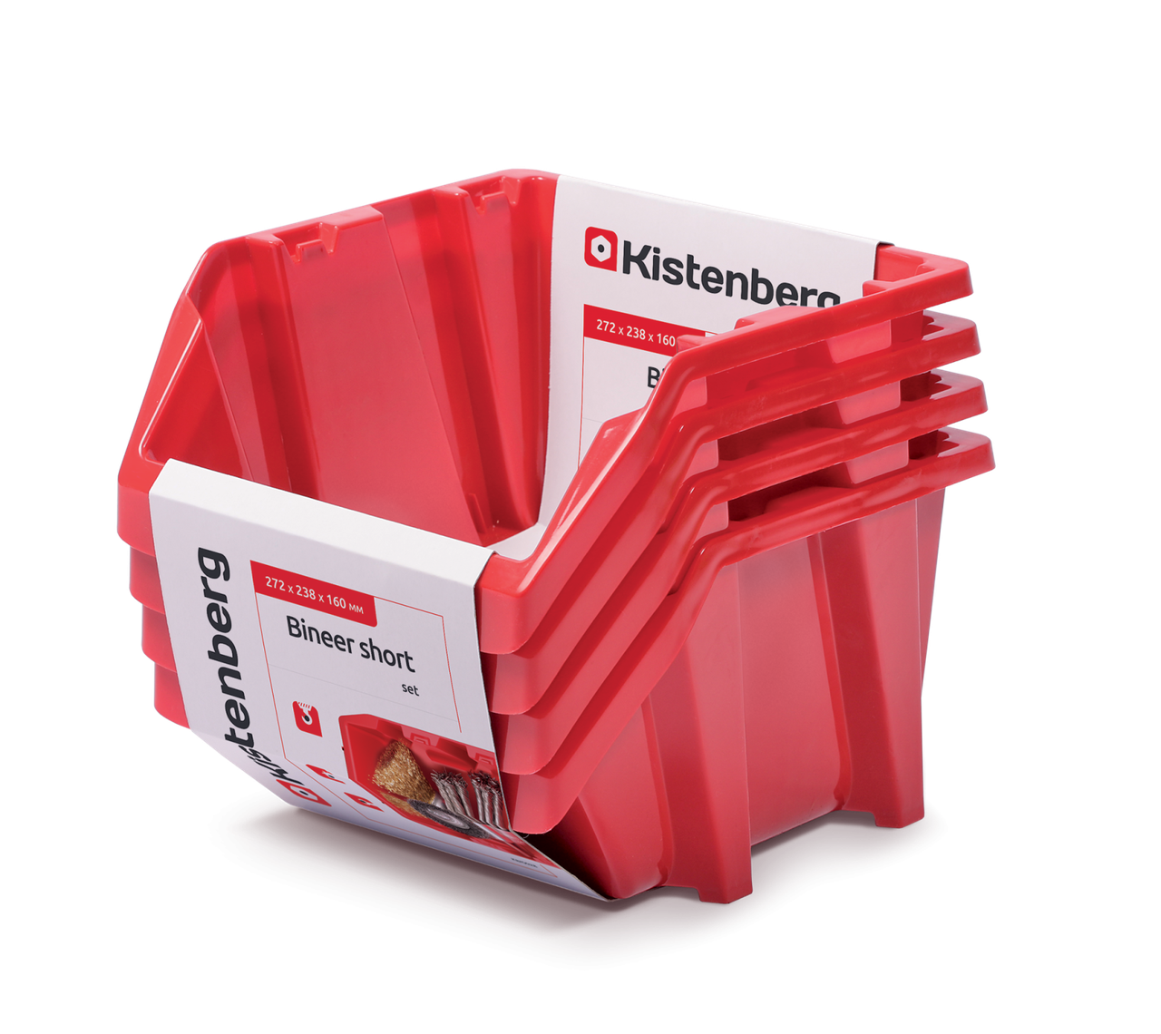 Набір контейнерів для зберігання Kistenberg BINNER 28 KBISS28-3020 4 шт. (26568412) - фото 2 Набір контейнерів для зберігання Kistenberg BINNER 28 KBISS28-3020 4 шт. (26568412) - фото 2