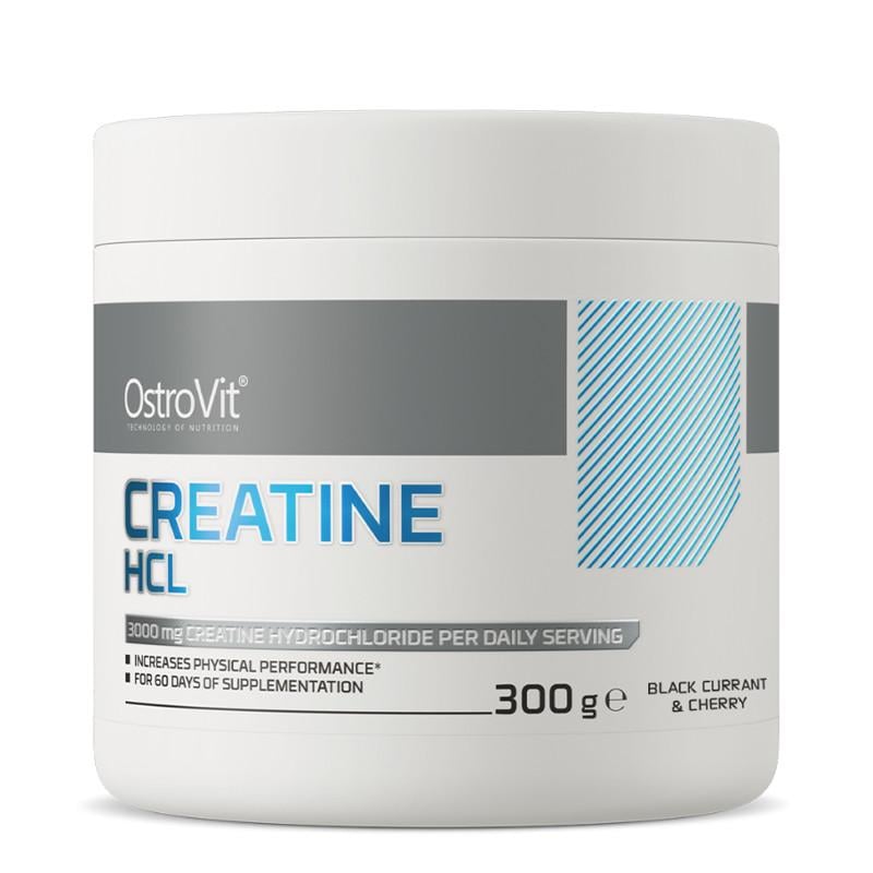 Креатин гидрохлорид OstroVit Creatine HCL Черная смородина/Вишня 300 г (19262-01)