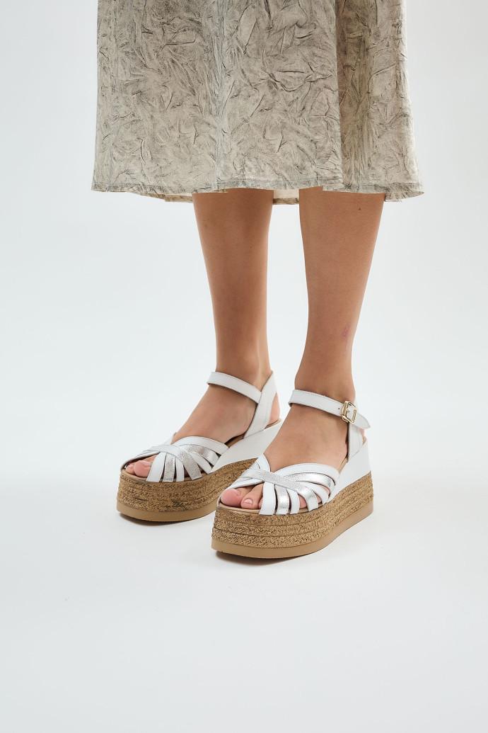 Босоніжки жіночі LONZA шкіряні р. 38 Білий (199879) - фото 2 Босоніжки жіночі LONZA шкіряні р. 38 Білий (199879) - фото 2