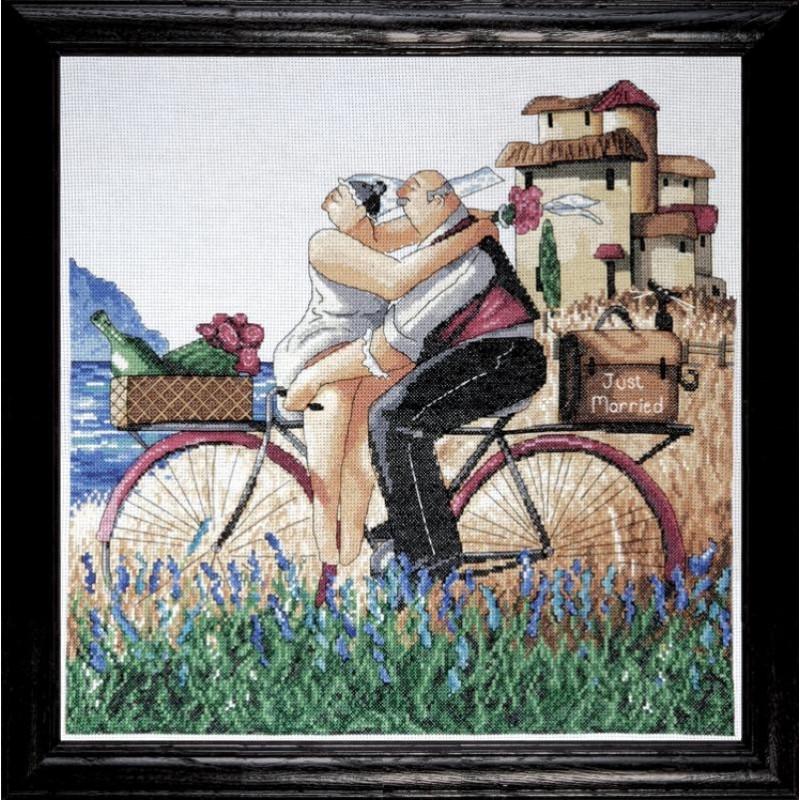 Набор для вышивания крестиком Design Works 2747 Just Married (15344)