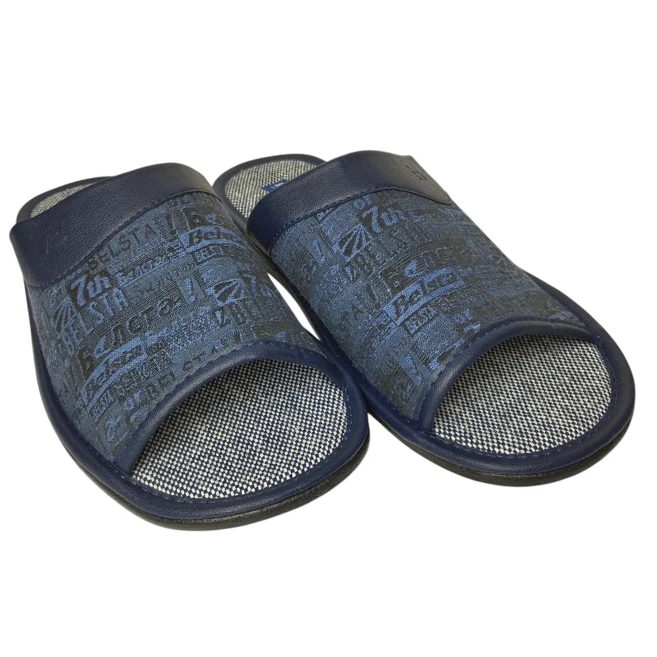 Домашние тапочки мужские Белста открытые текстиль р. 41 26,5 см Синий (33252564)