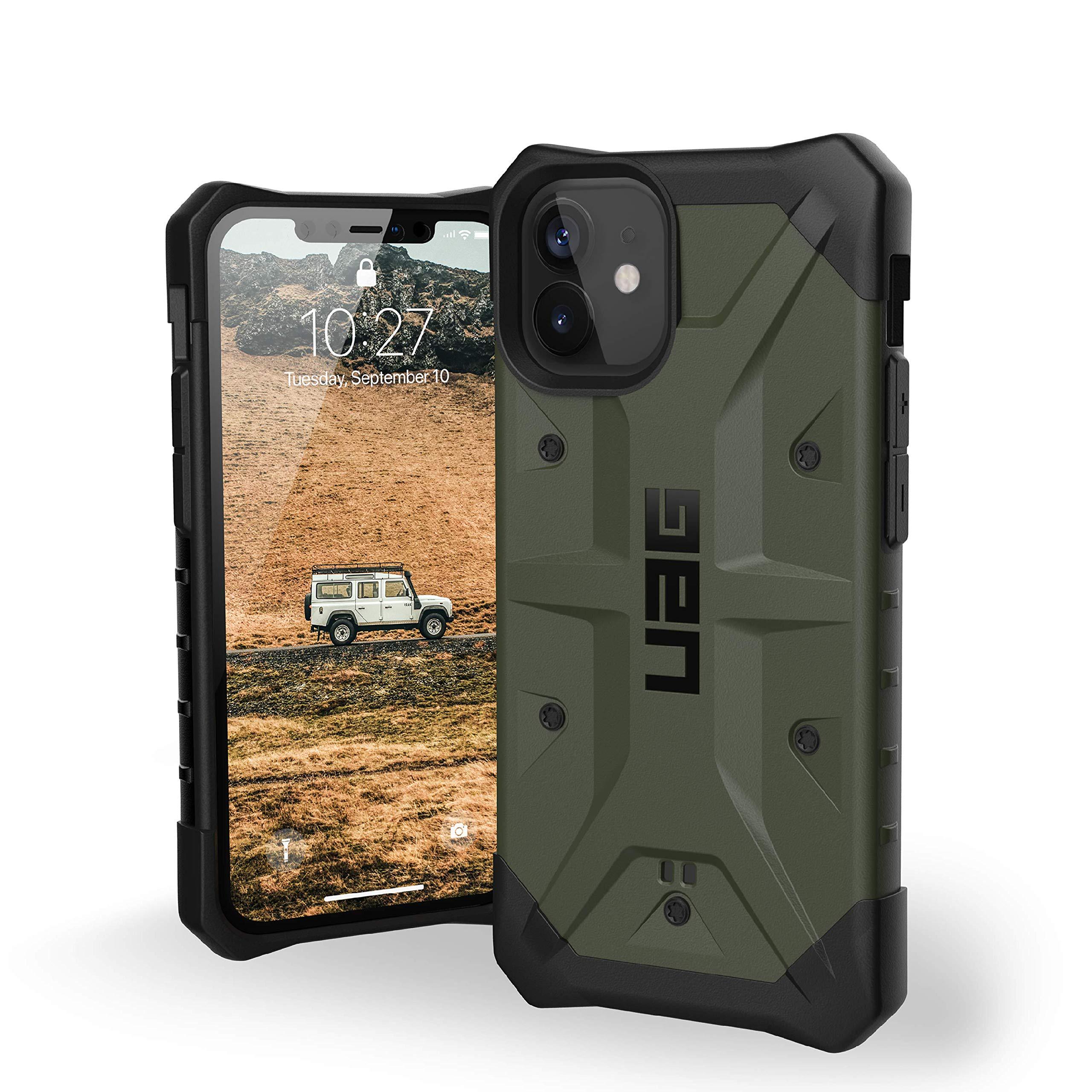 Чехол милитари противоударный UAG Pathfinder 112347117272 для Iphone 12 Mini (5.4") Olive - фото 7