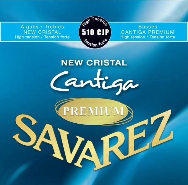 Струны для классической гитары Savarez New Cristal Cantiga Premium 510CJP High Tension (126177)