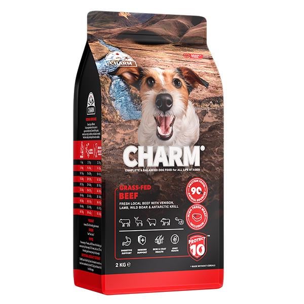 Корм для собак сухой беззерновой холистик Charm Grass-Fed Beef бычки выкормленные на траве