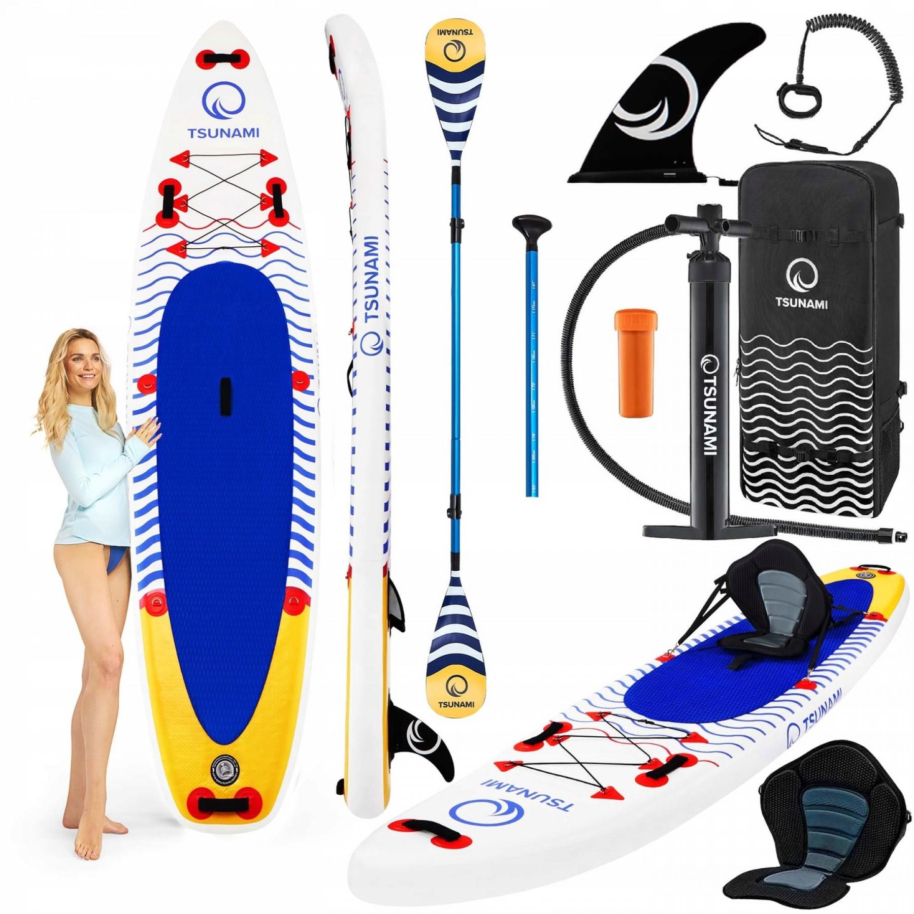 SUP-дошка надувна TSUNAMI 350 см з веслом Wave T09 - фото 10