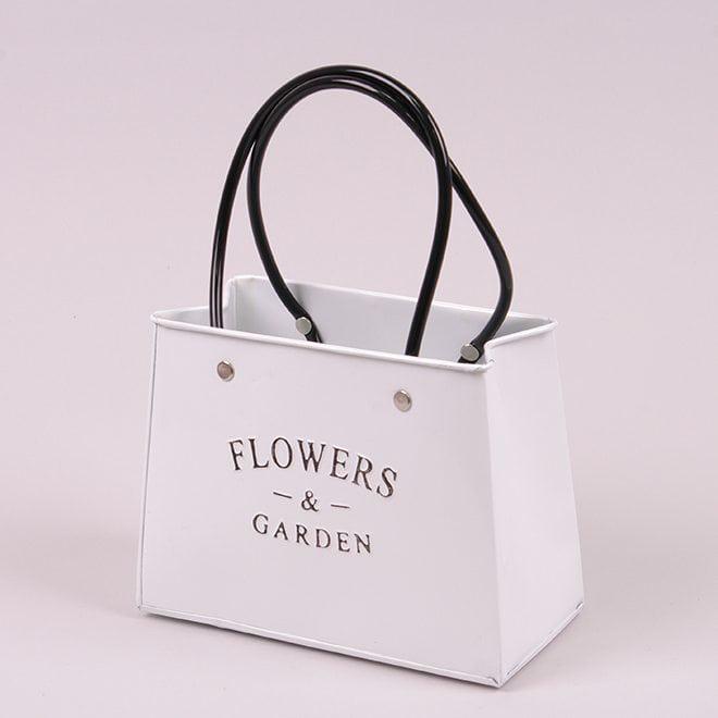 Кашпо металлическое Flora FLOWERS & GARDEN (38329)