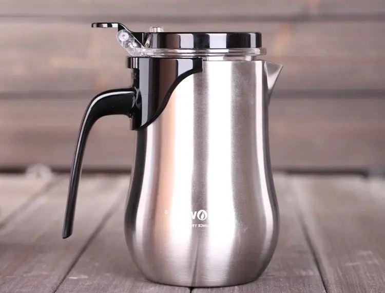 Чайник-тіпод гунфу Kamjove ТО-650 з кнопкою нержавіюча сталь 650 мл (317) - фото 2 Чайник-тіпод гунфу Kamjove ТО-650 з кнопкою нержавіюча сталь 650 мл (317) - фото 2