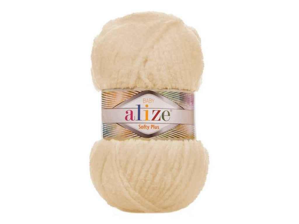 Пряжа Alize Softy Plus 100% микрополиэстер 100 г 120 м 5 шт. цвет 310 Шампань (969558)