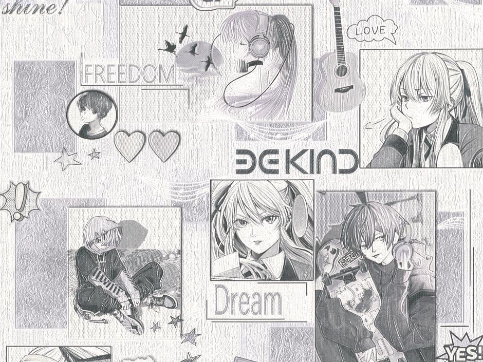 Шпалери Дуплекс Слов'янські шпалери Аніме 721410Д 0,53x10,05 м Сірий (4824033302292) Шпалери Дуплекс Слов'янські шпалери Аніме 721410Д 0,53x10,05 м Сірий (4824033302292)