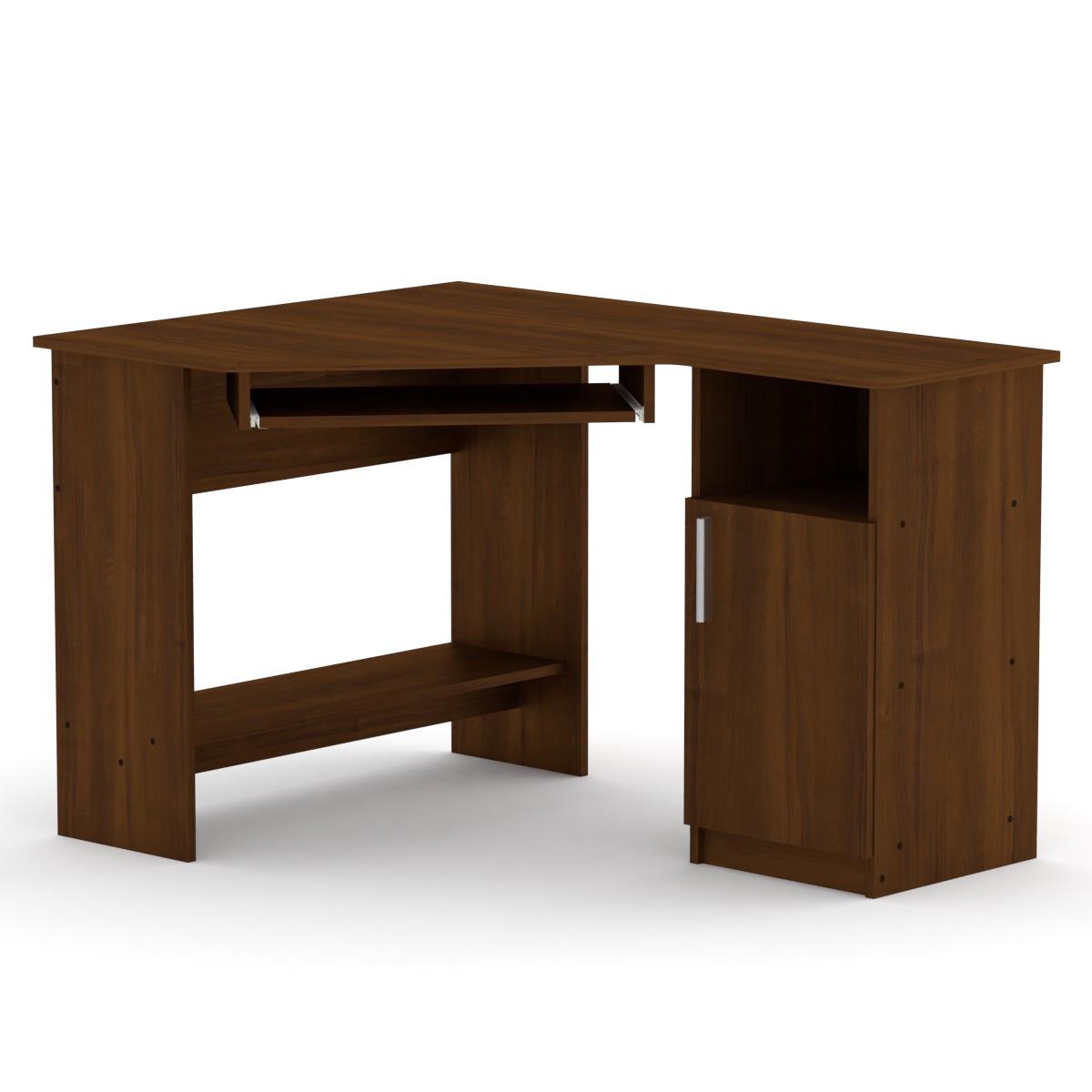 Стол письменный угловой Компанит СУ-13 120х90х86,5 см Орех экко (23136375)