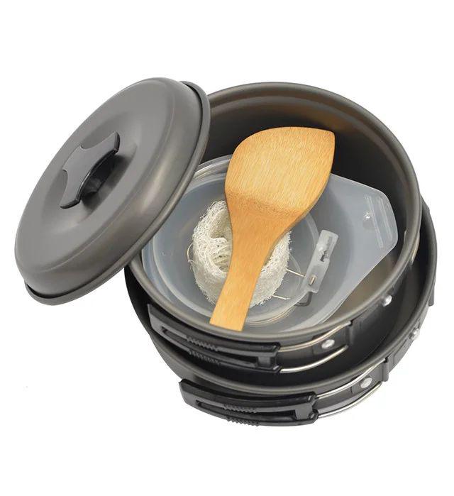 Набір посуду DS-200 MA-75 алюмінієвий для кемпінгу - фото 2 Набір посуду DS-200 MA-75 алюмінієвий для кемпінгу - фото 2