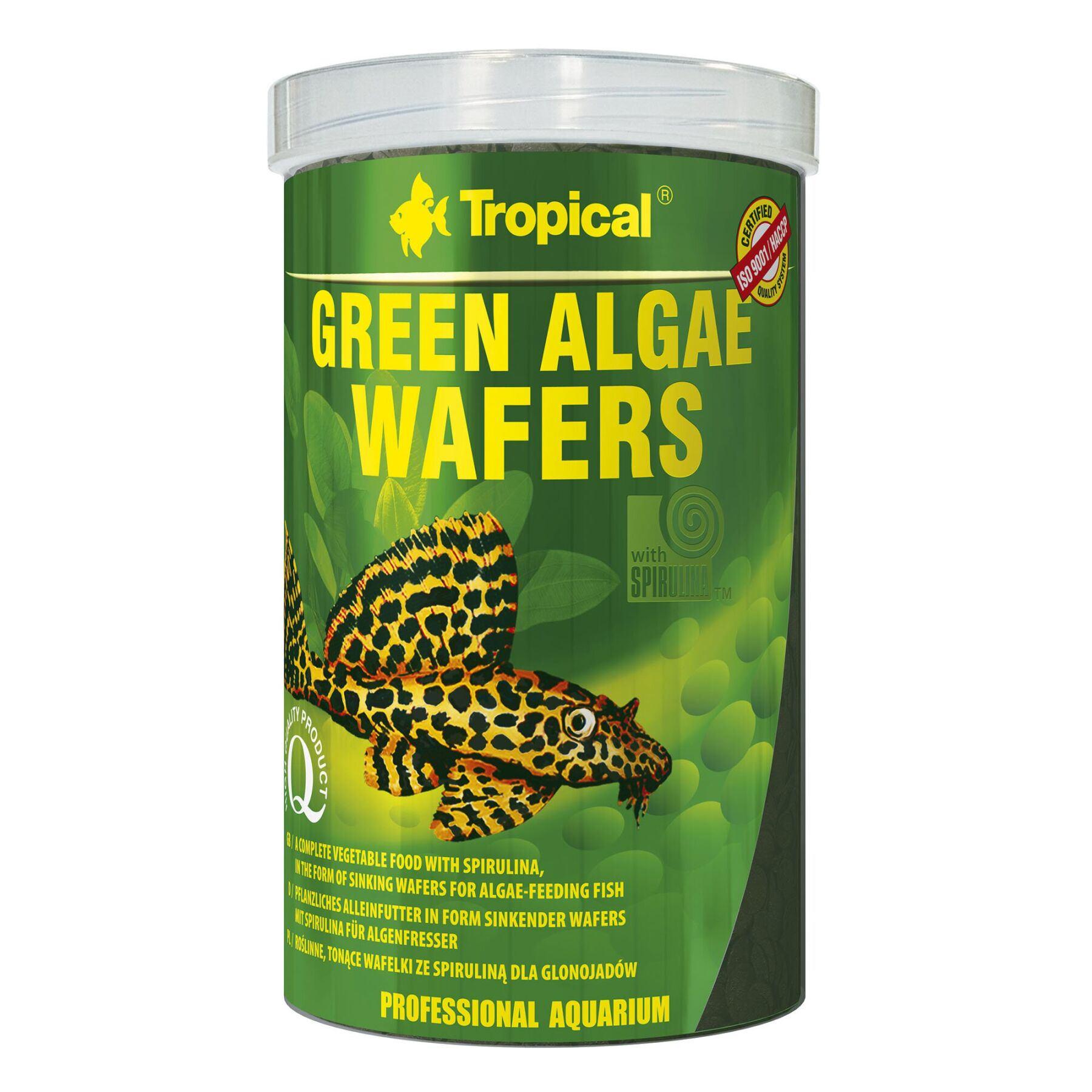 Корм для акваріумних риб Tropical Green Algae Wafers в чіпсах 1 л (5900469664261)