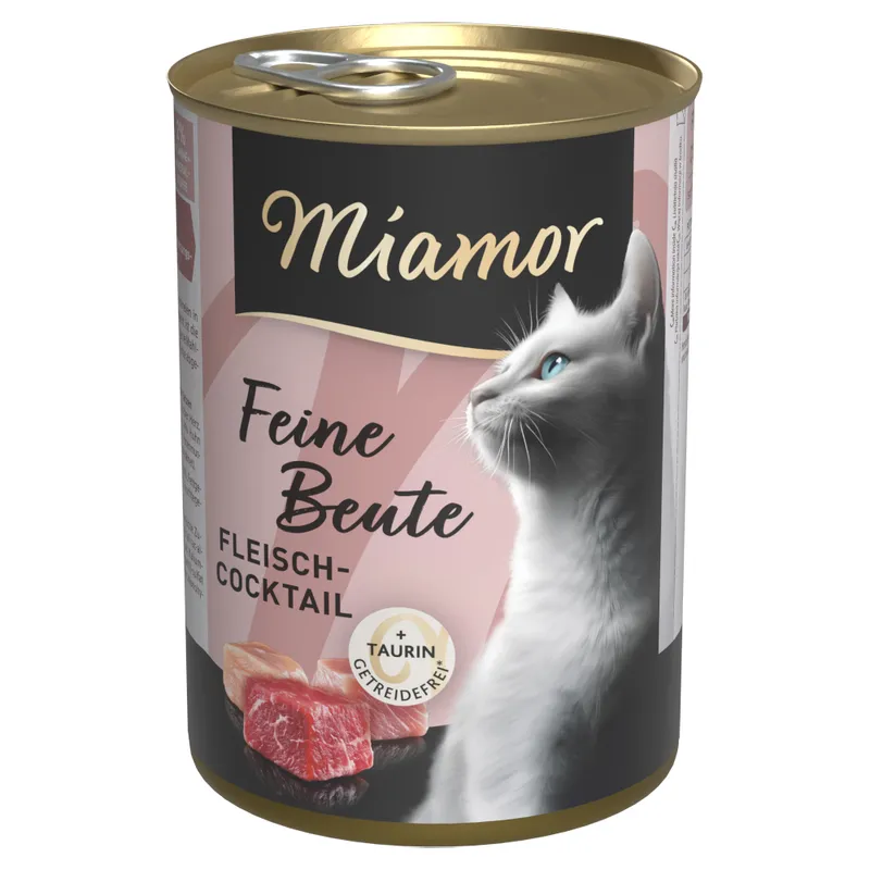 Влажный корм - Miamor Feine Beute Fleischcocktail для кошек с мясным ассорти 400 г