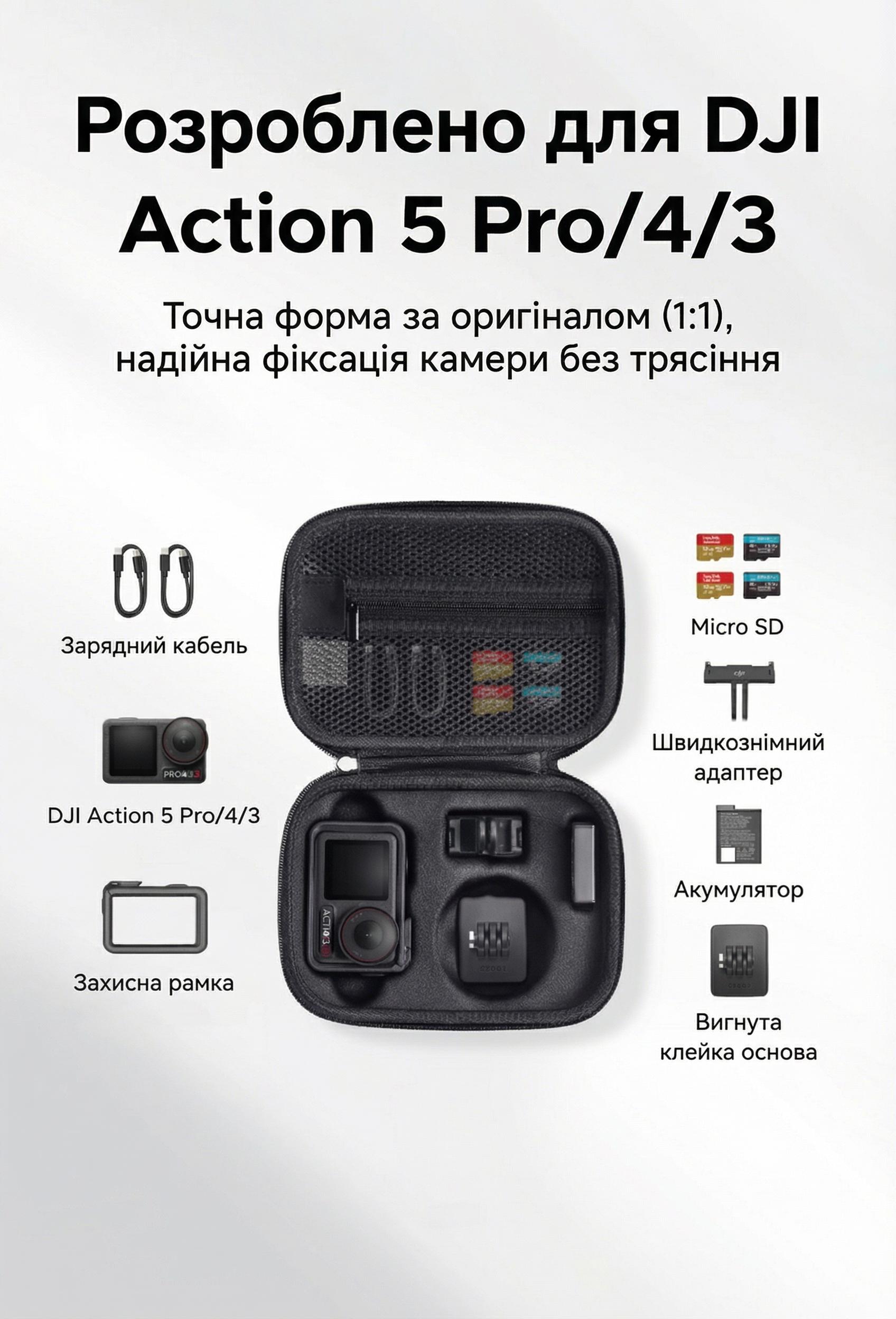Кейс для экшн-камеры Ugreen LP913 128х185х80 мм Серый (55787) - фото 5 Кейс для экшн-камеры Ugreen LP913 128х185х80 мм Серый (55787) - фото 5